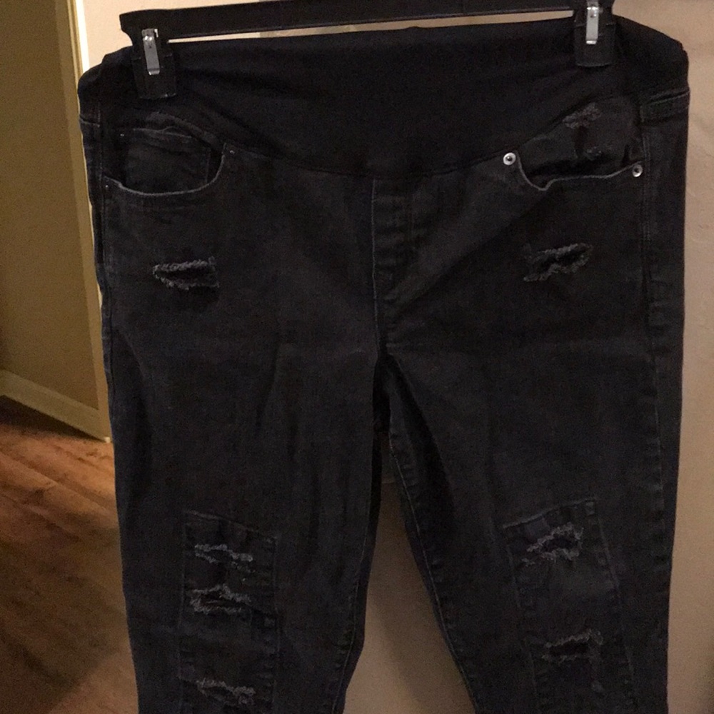 Gap Maternity Distressed Skinny Jean